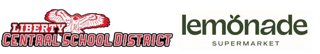 liberty central school district logo, and the lemonade supermarket logo combined