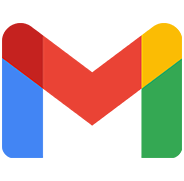 Gmail logo icon featuring a multicolored "M" in blue, red, yellow, and green
